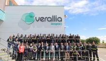 Lambán visita la empresa Verallia Spain