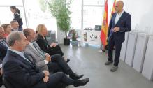 Lambán visita la empresa Verallia Spain