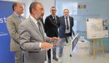 Javier Lambán visita las obras de ampliación de Certest Biotec