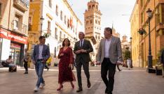 Visita institucional de Jorge Azcón al Ayuntamiento, Diputación y Delegación Territorial del Gobierno en Teruel.