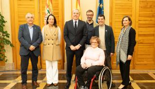 Firma del acuerdo entre el Gobierno de Aragón y CERMI por la discapacidad