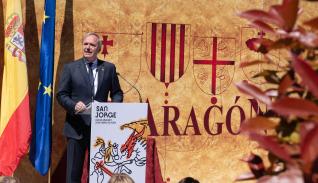 El presidente Azcón participa en los actos institucionales del Día de Aragón en Huesca