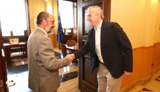 Reunión del Presidente de Aragón con el Alcalde de Zaragoza