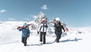 Esquiadores en Aramón-Formigal