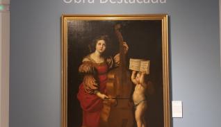 El Museo de Huesca exhibe el lienzo de Santa Cecilia como Obra Destacada de su Sala 6