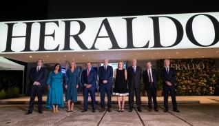 El presidente de Aragón asiste a los Premios Heraldo y Henneo 2023