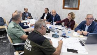 Reunión de coordinación entre el Gobierno de Aragón, el Ayuntamiento de Tarazona, la Confederación Hidrográfica del Ebro y la Guardia Civil