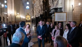 El presidente participa en la Ruta de las Iglesias Históricas de Zaragoza