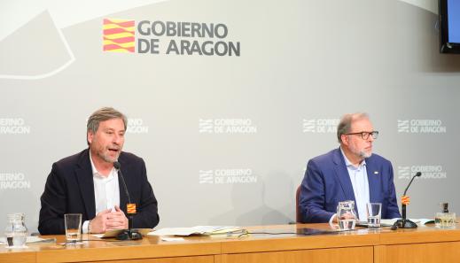 Presentación de la licitación del Plan Extraordinario de Carreteras de Aragón