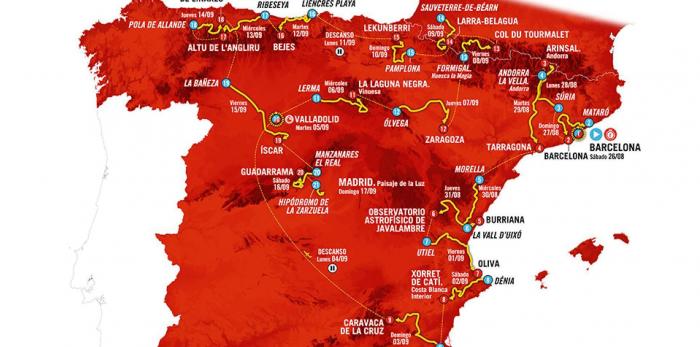 Mapa La Vuelta 23