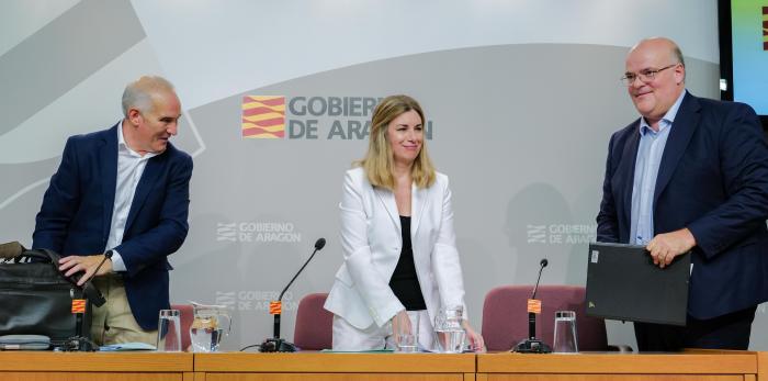 La consejera de Educación, Ciencia y Universidades del Gobierno de Aragón, Claudia Pérez Forniés, da a conocer los principales datos y novedades del curso 2023/2024.