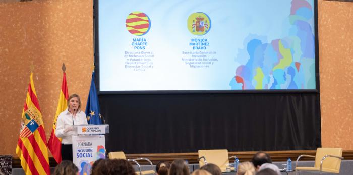 María Charte, directora general de Inclusión Social y Voluntariado, ha inaugurado la jornada a primera hora