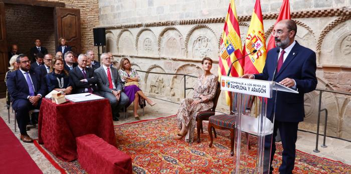 Ceremonia de Homenaje a los reyes de Pamplona y Aragón en el Monasterio de San Juan de la Peña