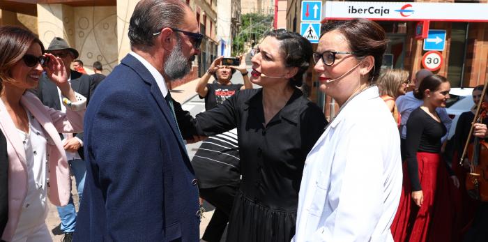 Lambán asiste al 90 aniversario de la proclamación como alcaldesa de María Domínguez