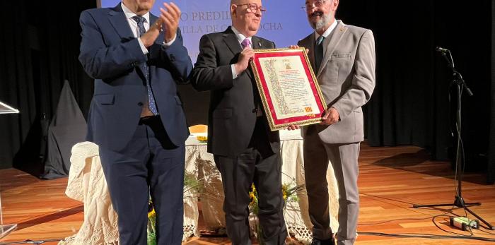 El presidente Lambán ha participado en Calamocha en la entrega del título de hijo predilecto a José Luis Campos
