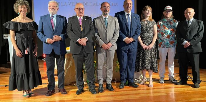 El presidente Lambán ha participado en Calamocha en la entrega del título de hijo predilecto a José Luis Campos