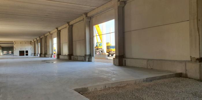 Visita a las obras del hangar con capacidad para dos A380 en el Aeropuerto de Teruel