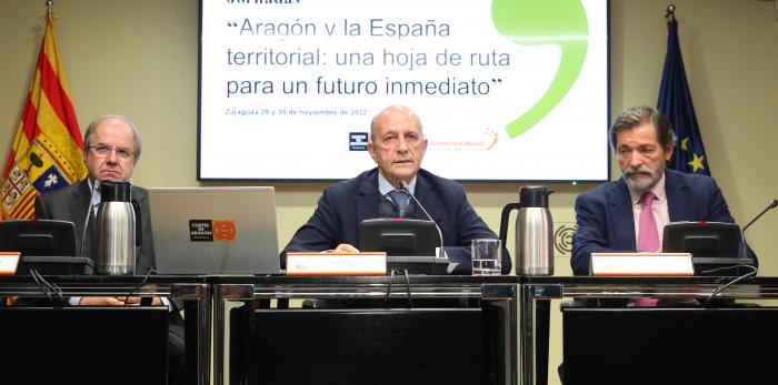 Lambán clausura la jornada sobre "Aragón y la España territorial"