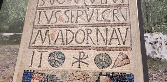 Lauda sepulcral paleocristiana datada entre el año 350-400