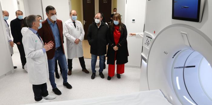 Lambán y Sánchez visitan el Hospital Clínico Universitario Lozano Blesa