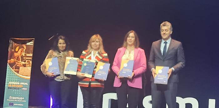La entrega de premios tuvo lugar en el marco de las Jornadas de Difusión Erasmus+