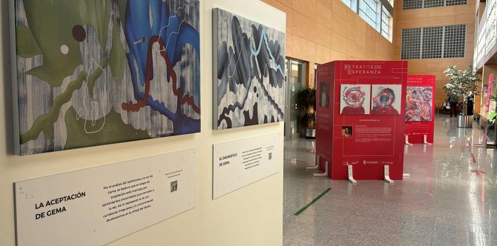 Exposición "Retratos con esperanza" en el Hospital Universitario Miguel Servet