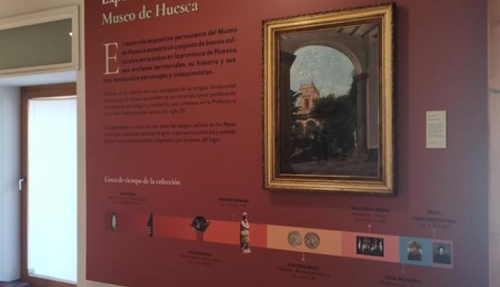 Nuevo panel de recepción del Museo de Huesca