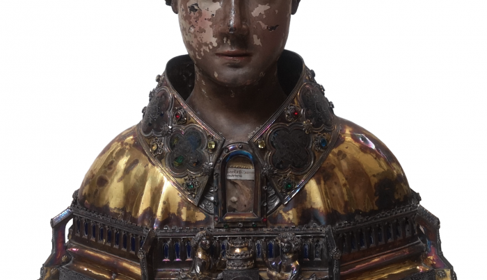 Restauración del busto de S. Lorenzo de la Seo
