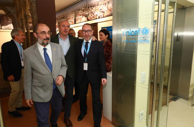 Inauguración de la nueva oficina de UNICEF Aragón