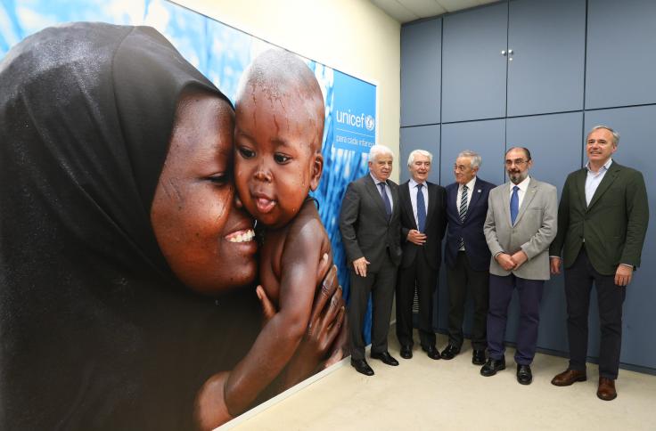 Inauguración de la nueva oficina de UNICEF Aragón