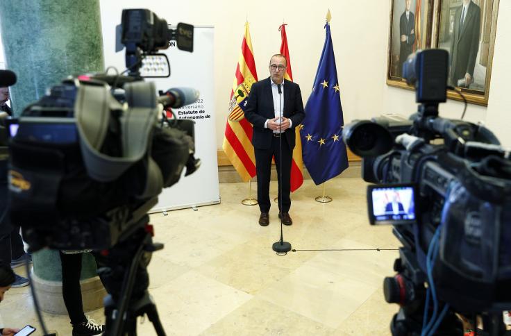 El Presidente de Aragón se reúne con alcaldes del Pirineo