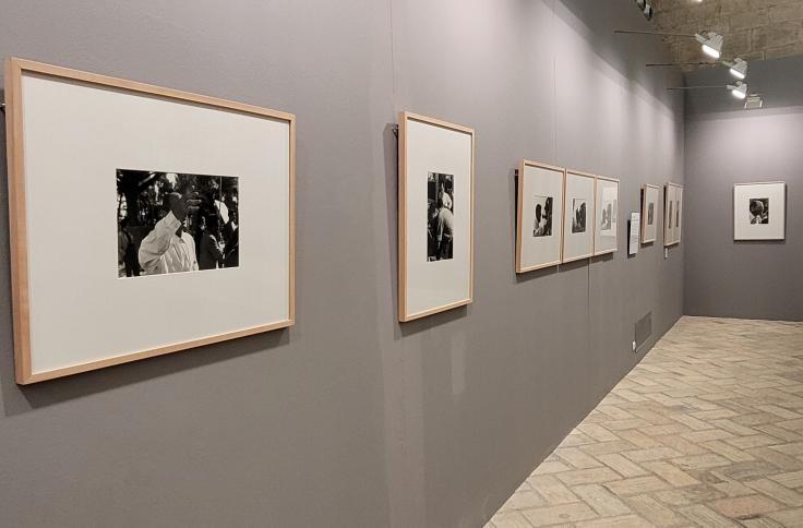 Inauguración de la exposición de Ramón Masats en el Museo de Huesca