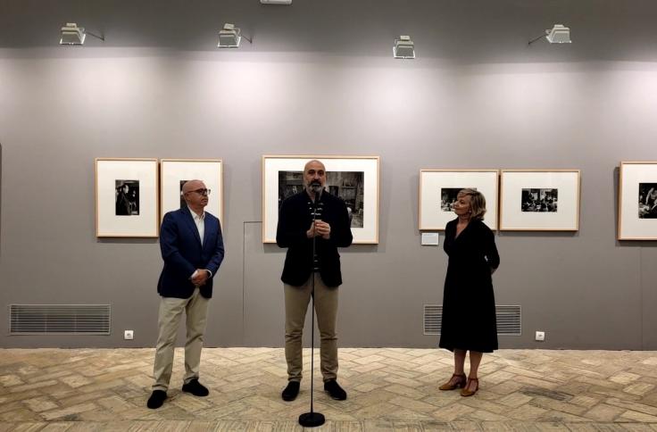 Inauguración de la exposición de Ramón Masats en el Museo de Huesca