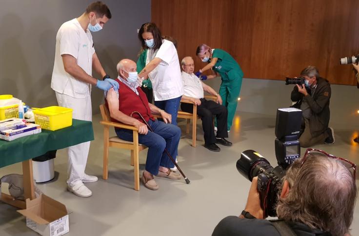 Campaña de vacunación de la gripe y de la Covid en Aragón