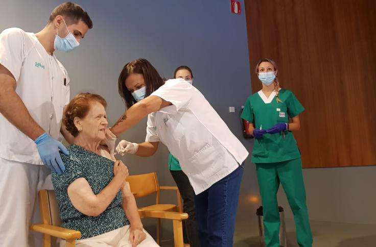 Campaña de vacunación de la gripe y de la Covid en Aragón
