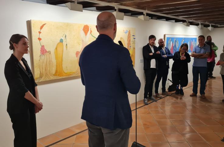 Inauguración de la exposición 'Confluencias' en el Museo Juan Cabré de Calaceite