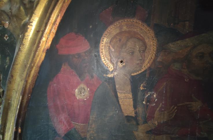 Restauración del retablo del Monasterio del Santo Sepulcro