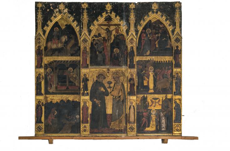 Restauración del retablo del Monasterio del Santo Sepulcro
