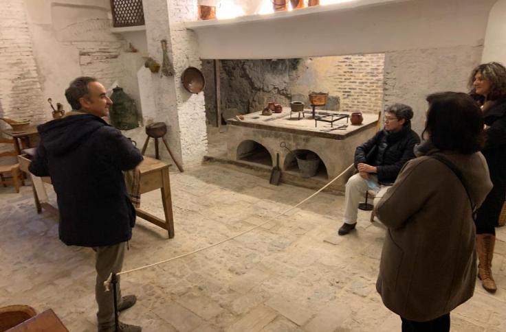 Visita de técnicos del Gobierno de Aragón al Monasterio de las Canonesas