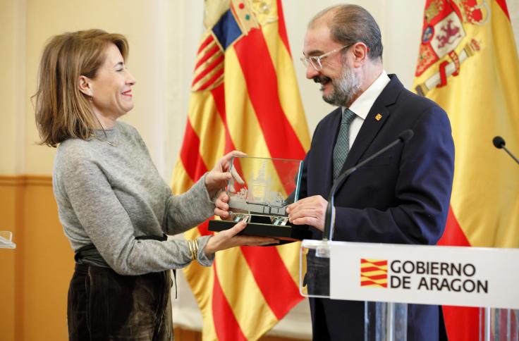 Reunión de trabajo del Gobierno de Aragón y el Ministerio de Transportes, Movilidad y Agenda Urbana