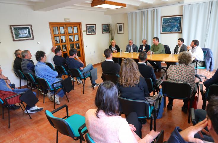 Visita del presidente Lambán a la comarca del Sobrarbe
