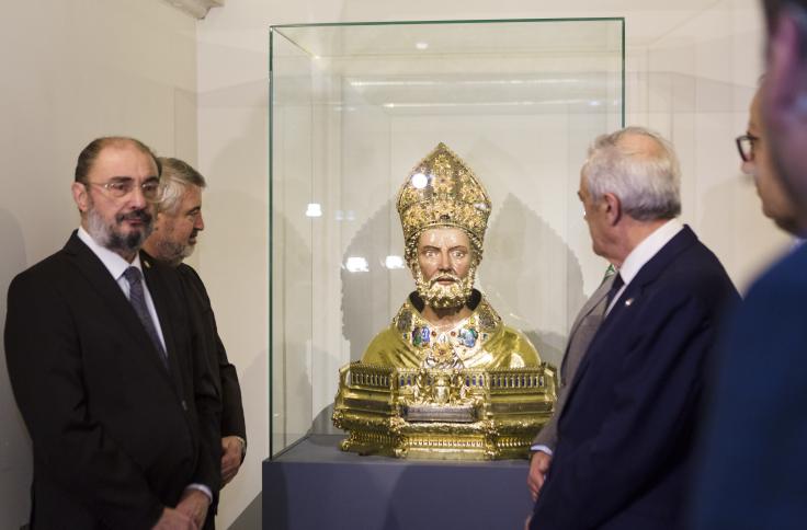 Inauguración de la exposición sobre el Papa Luna en el 600 aniversario de su muerte