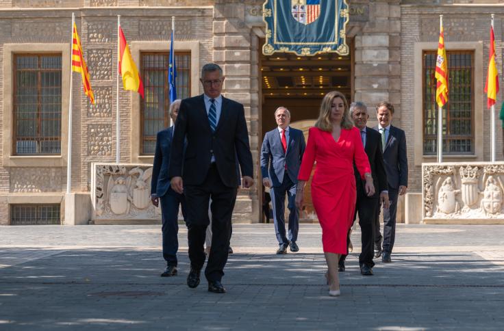 Los nuevos consejeros del Gobierno de Aragón toman posesión