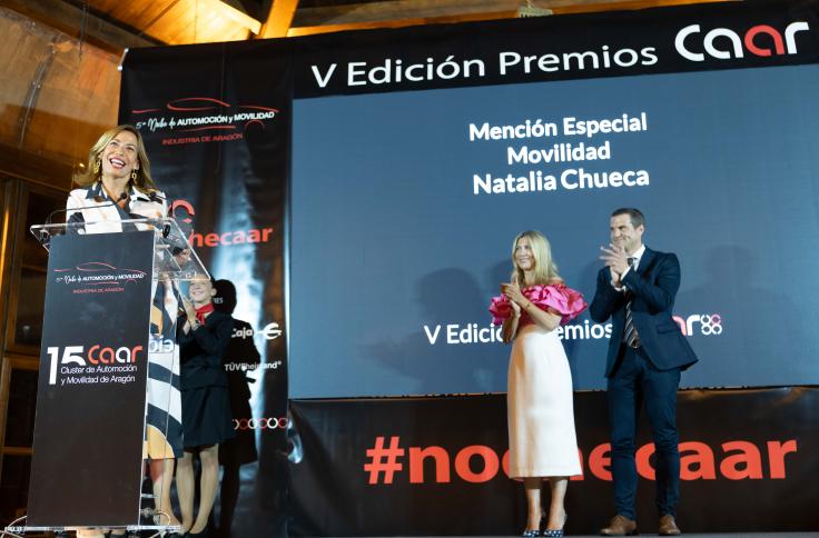 El presidente acompaña al Clúster de la automoción en Aragón en su gala anual