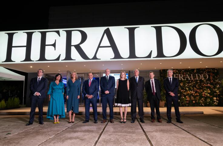 El presidente de Aragón asiste a los Premios Heraldo de Aragón y Henneo 2023