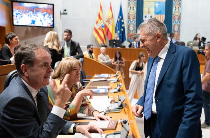Sesión plenaria de la Cortes de Aragón 28/09/2023