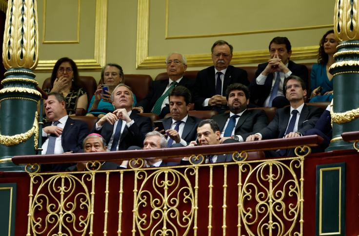 El presidente de Aragón asiste a la jura de la Constitución de la Princesa Leonor