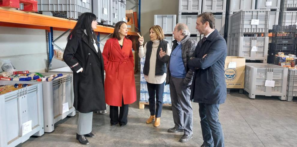 El Banco de Alimentos de Huesca recibirá en 2024 50.000 euros del Gobierno de Aragón