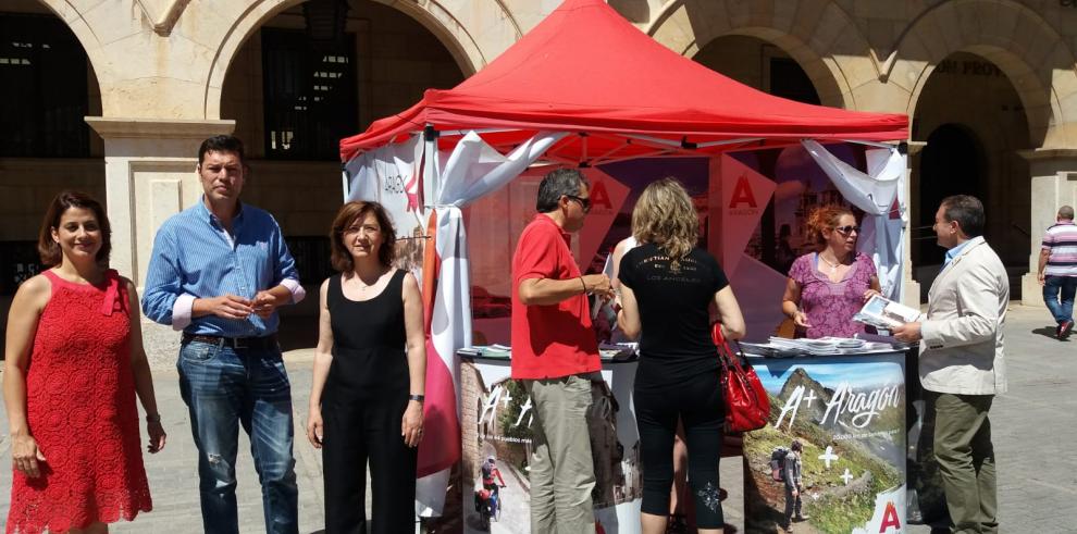 Punto de promoción turística de Aragón en Teruel