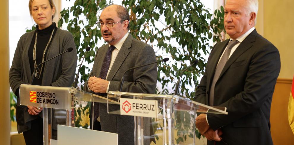 El Grupo Industrial Ferruz invertirá 15 millones de euros y creará 75 nuevos empleos en los próximos